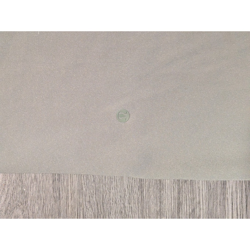 Lululemon Women's Gray Drawstring On The Fly Crop 24" Inseam Pants Size 8 - Picture 6 of 7